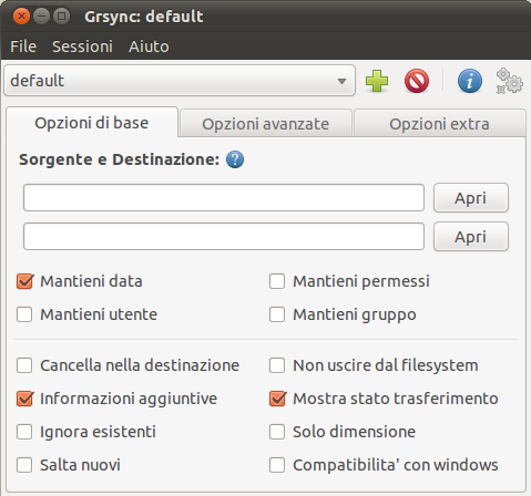 install grsync ubuntu